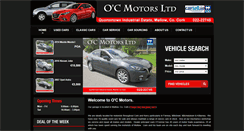 Desktop Screenshot of ocmotors.ie